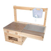 Small foot - cocina de barro elevada de madera