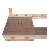 Small foot - cocina de barro elevada de madera