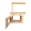 Small foot - cocina de barro elevada de madera