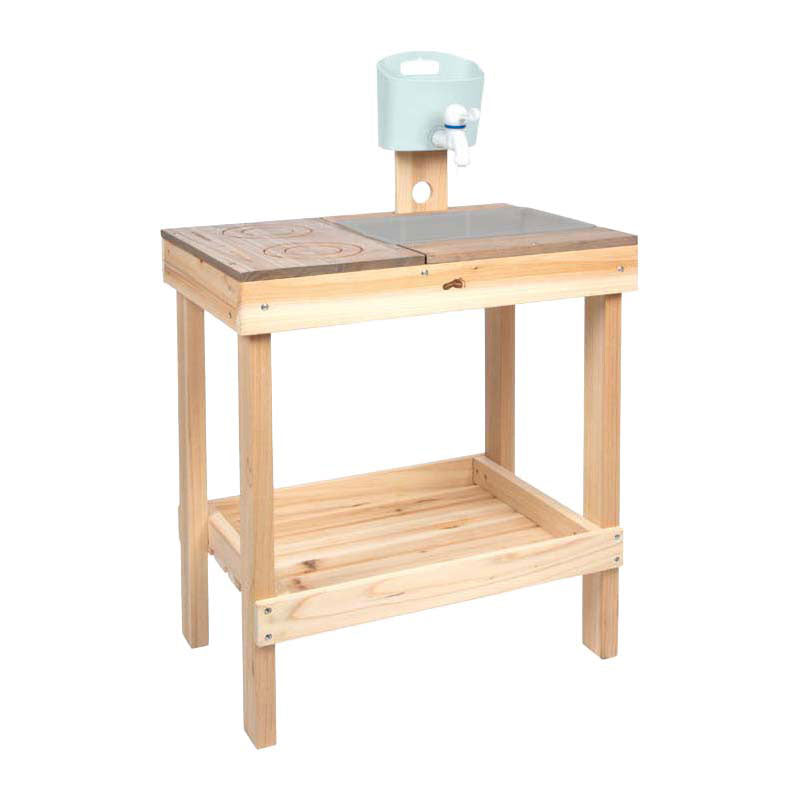 Small foot - mesa de juegos y cocina de barro de madera
