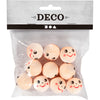 Teste aziendali Creativ, d 22 mm, beige chiaro, 10 pezzi 1 scatola