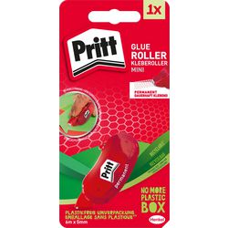Rullo colla usa e getta pritt rosso mini