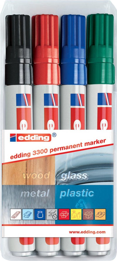 Edding felt-tip pen 3300 diagonal 1-5mm assorted