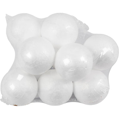 Bolas de empresa Creativ, d 4 cm, blancas, 10 piezas 1 caja