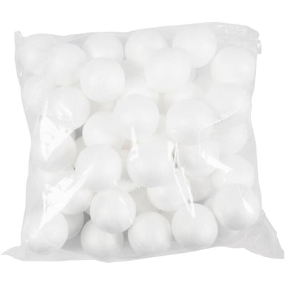 Palline aziendali Creative, d 5 cm, bianche, 50 pezzi 1 scatola