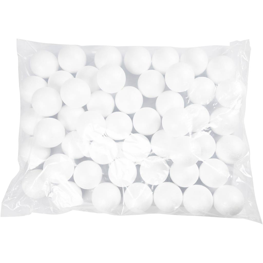 Palline aziendali Creative, d 7 cm, bianche, 50 pezzi 1 scatola
