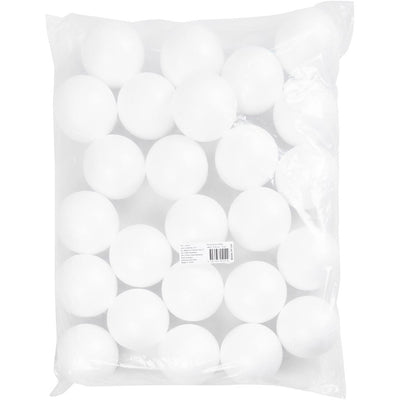 Bolas de empresa Creativ, d 8 cm, blancas, 25 piezas 1 caja