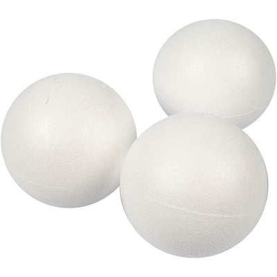 Bolas de empresa Creativ, d 8 cm, blancas, 25 piezas 1 caja