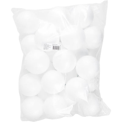Palline aziendali Creative, d 10 cm, bianche, 25 pezzi 1 scatola