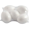 Huevos de empresa Creativ, h: 6 cm, blanco, 5 piezas 1 caja