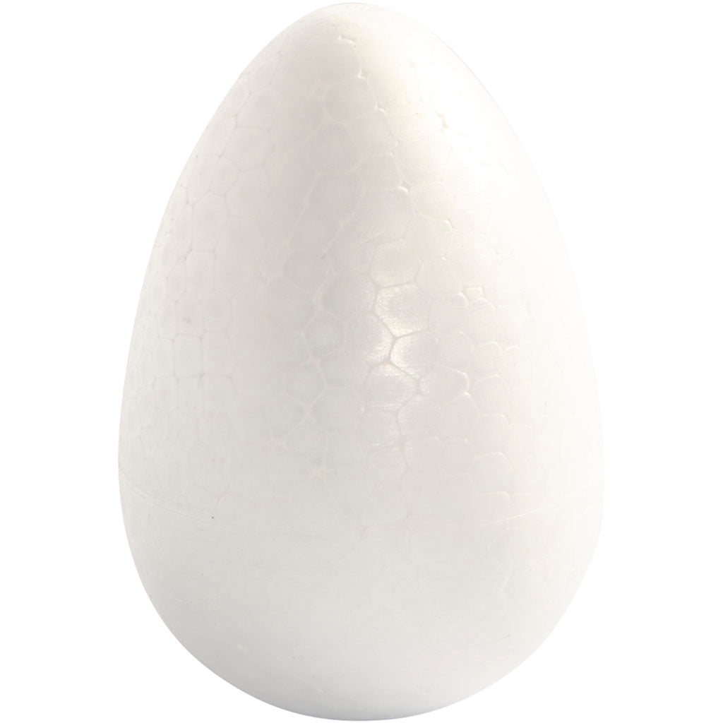 Huevos de empresa Creativ, h: 12 cm, blanco, 5 piezas 1 caja