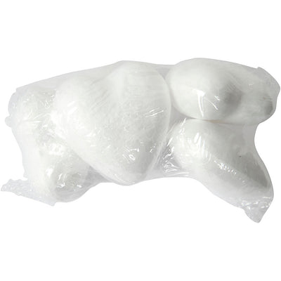 Cuori aziendali Creativ, h: 6 cm, p: 3 cm, l: 6 cm, bianco, 5 pezzi 1 scatola