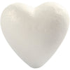 Corazones de empresa Creativ, al: 8 cm, fondo: 4,5 cm, ancho: 8 cm, blanco, 5 piezas 1 caja