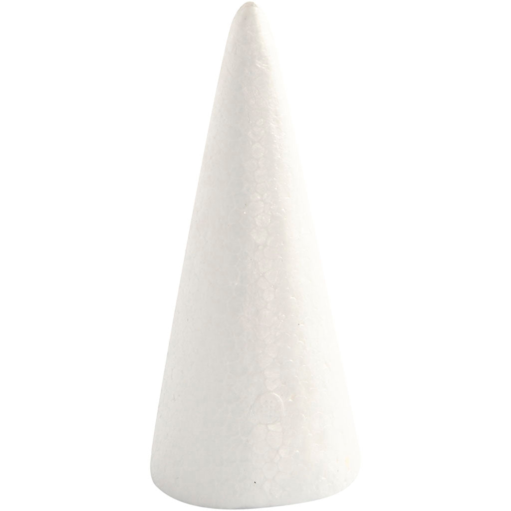 Coni aziendali Creativ, h: 14,5 cm, d 6 cm, bianco, 5 pezzi 1 scatola