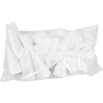 Coni aziendali Creativ, h: 14,5 cm, d 6 cm, bianco, 25 pezzi 1 scatola