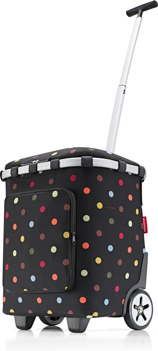 Reisenthel carrycruiser plus boodschappentrolley - 43 + 3 l - dots zwart