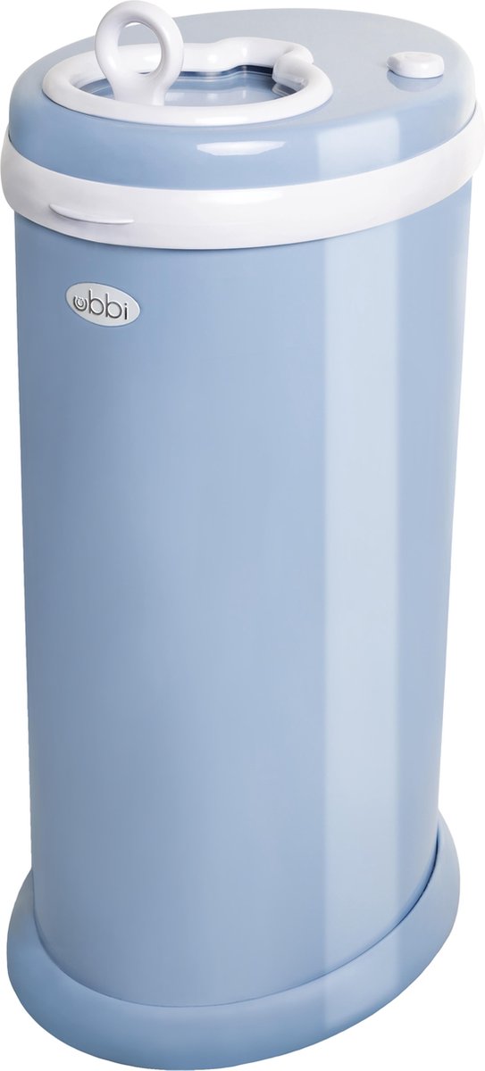 Ubbi - Contenitore per pannolini - blu - metallo - inodore - non sono necessarie cassette di ricarica