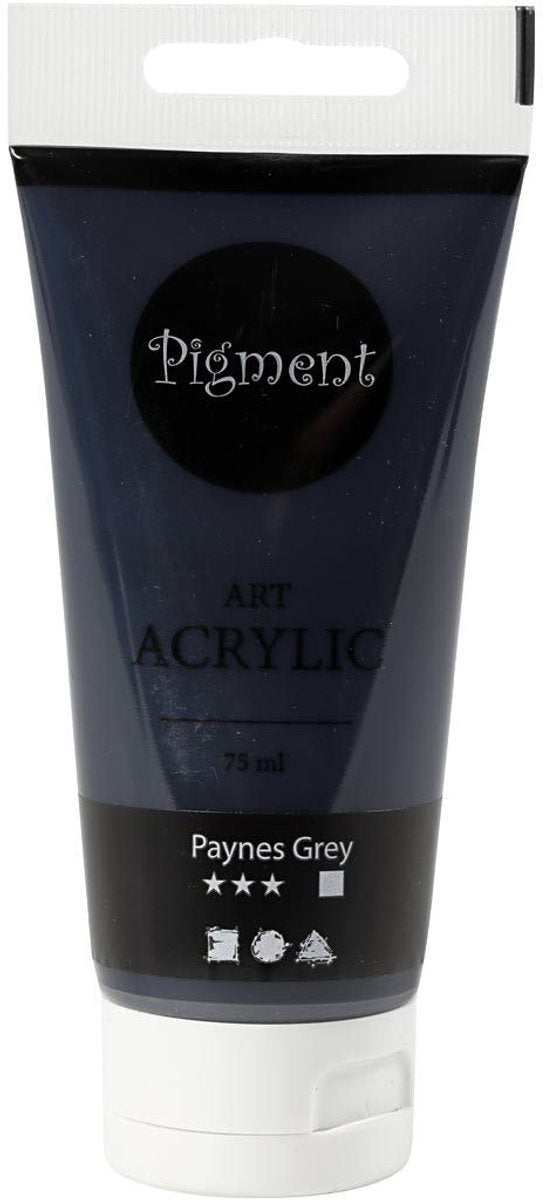 Creativ Company Pigment Art Pintura acrílica Paynes Gray, 75ml