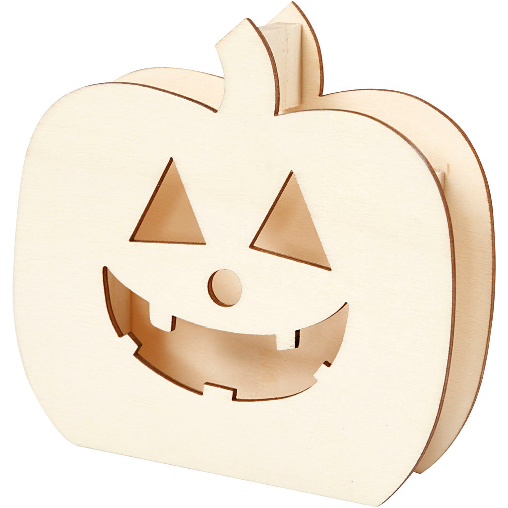 Creativ company calavera, cabeza de calabaza, al: 13 cm, fondo: 3 cm, ancho: 13,5 cm, 1 pieza