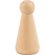 Figura de madera Creativ Company, en forma de cono, h: 8 cm, 3 piezas 1 caja