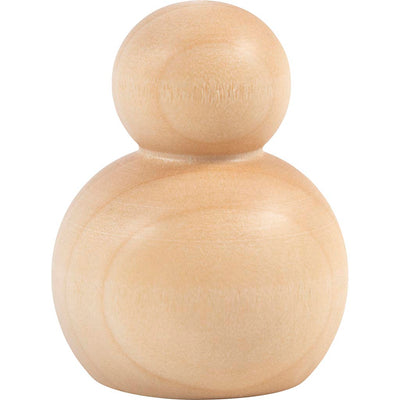 Figura de madera Creativ Company, redonda, h: 5 cm, 5 piezas 1 caja