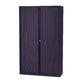 Mobile alto con ante a rulli bisley 120x43x198 cm grigio scuro 4 ripiani