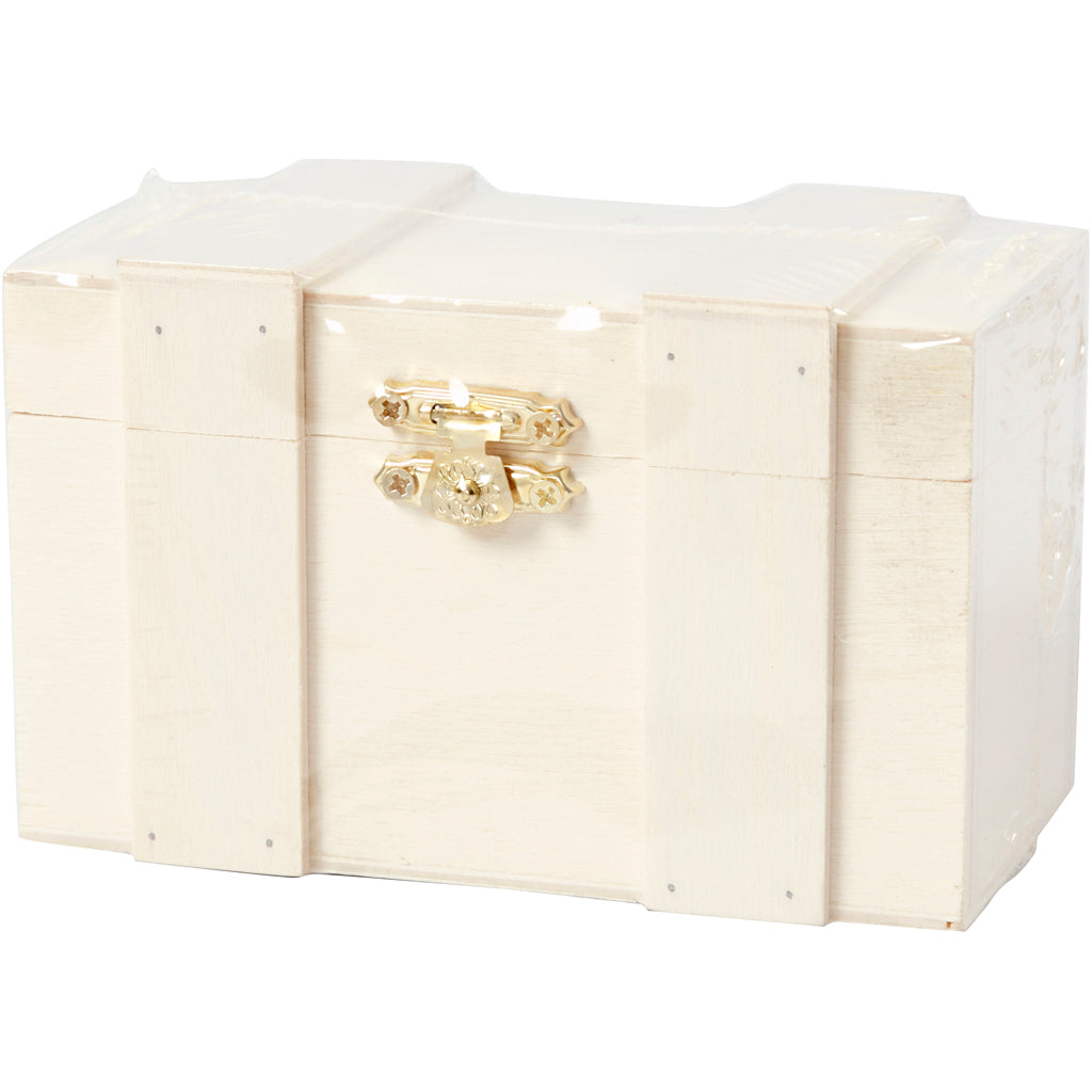 Creativ Company Wooden Treasure Cofre, 12.5x7.5x6cm