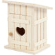 Creative Company Wooden Mini Wilet House, 6.5x6.5x8cm