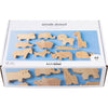 Creativ company animales de madera, granja y safari, h: 3-14,5 cm, grosor 2 cm, 44 piezas 1 caja