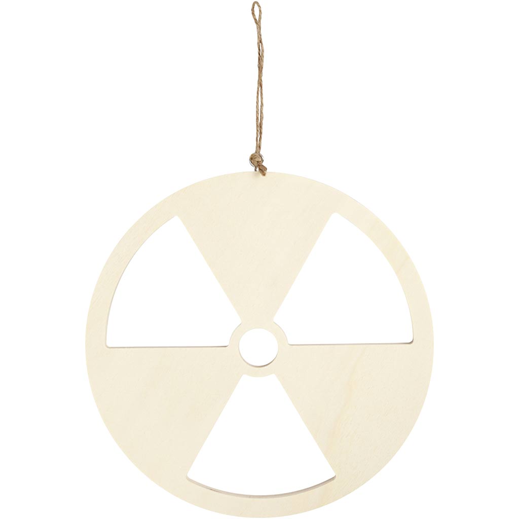 Creativ company shield, no nuclear energy, size 21.3 cm, thickness 0.9 cm, 1 piece
