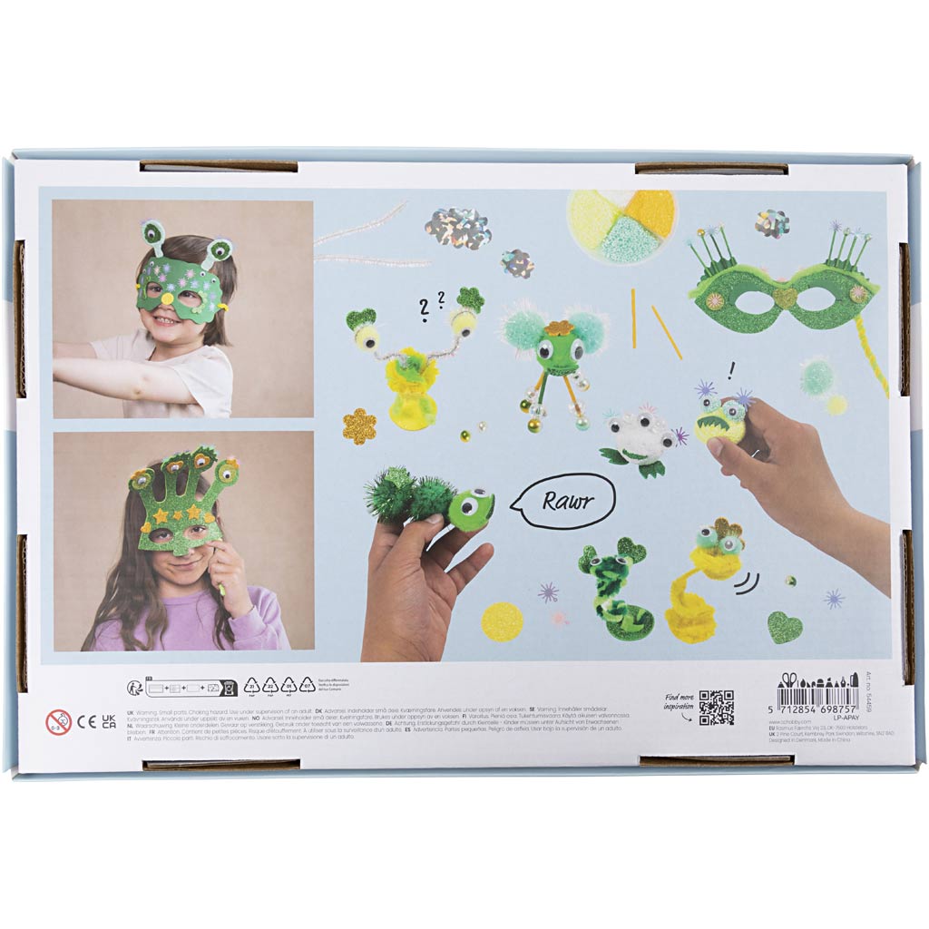 Creative company http: www.cchobby.nl creatieve-box-monsters-diverse-kleuren-1-doos