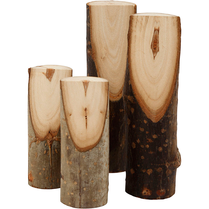 Creativ company http: www.cchobby.nl decoratieve-boomstam-h-8-12-cm-d-2-5-3-5-cm-4-stuk-1-doos