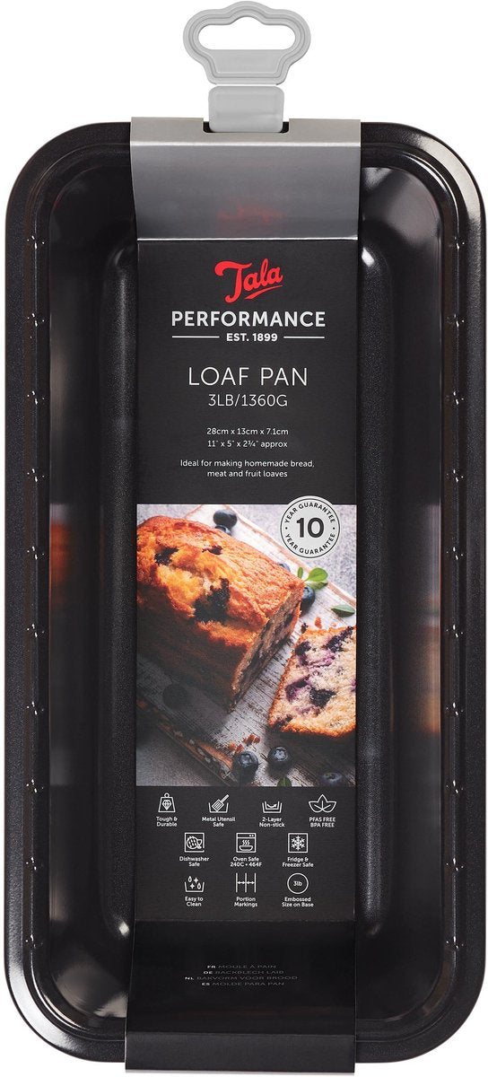 Tala performance - molde para tartas - molde para pan - 30 cm - revestimiento antiadherente - apto para horno - sin pfas