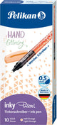 Bolígrafo Pelikan inky 273 naranja claro pastel 10 piezas