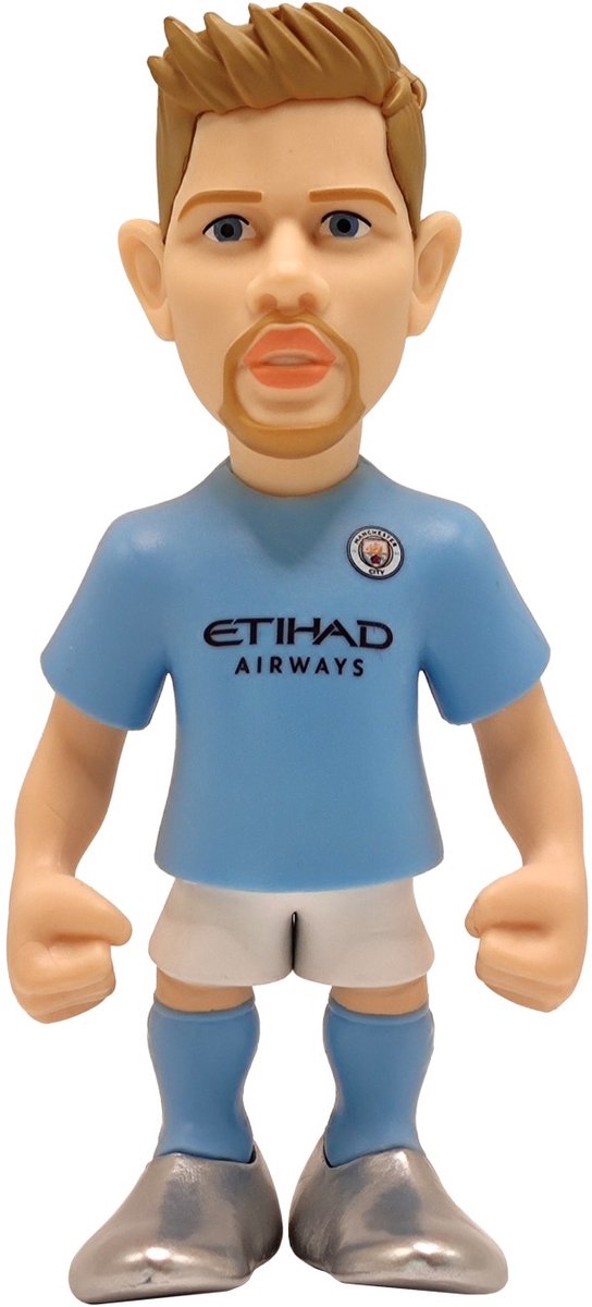 Minix - stelle del calcio #132 - manchester city - kévin de bruyne 017 - figura 12 cm