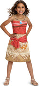 Travestimento Disney classico costume da ragazza Vaiana arancione 3-4 anni