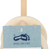Small foot wooden push figure rattle