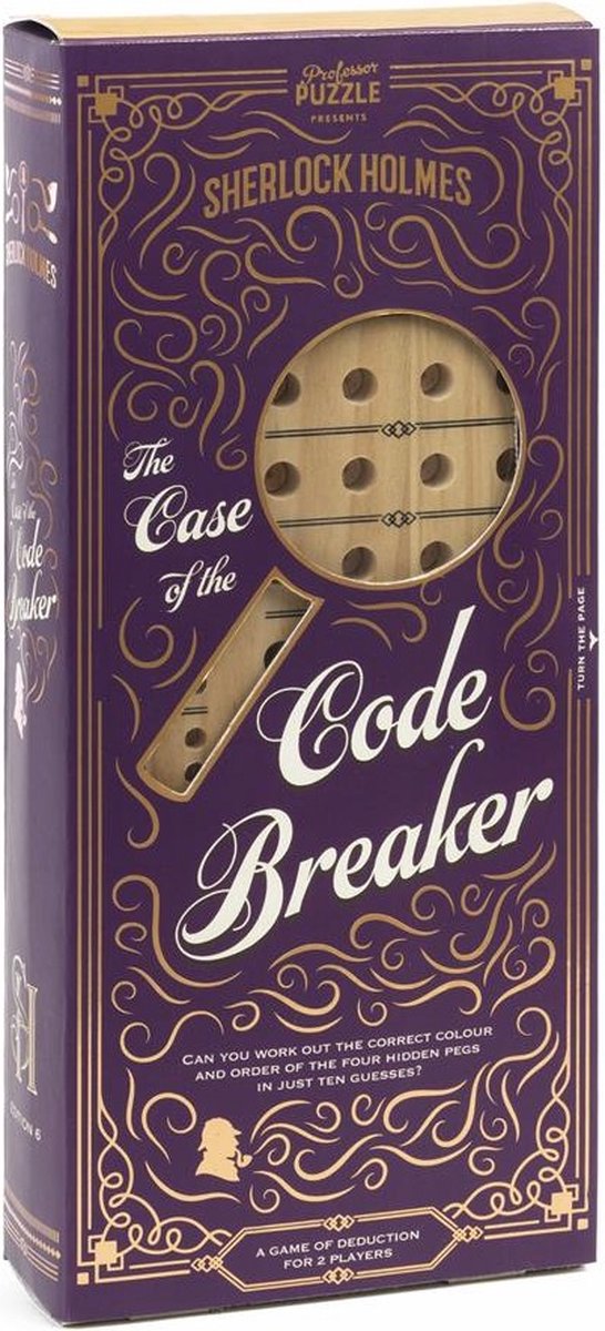 Professor puzzle denkspel the case of the code breaker hout