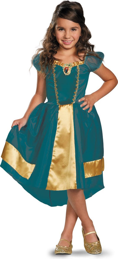 Travestimento principessa disney - coraggiosa (disney pixar), abito merida classico, taglia s (5 - 6 anni), ragazze