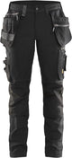 Blåkläder blaklader dames werkbroek met stretch 7115-1343 - zwart - c44