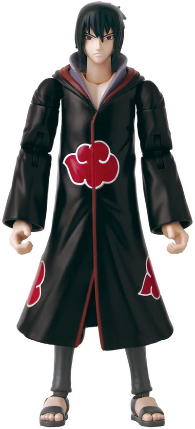 Bandai - eroi anime - naruto shippuden - action figure 17 cm - sasuke taka - naruto shippuden con licenza ufficiale - sasuke uchiha action figure versione taka - 36967