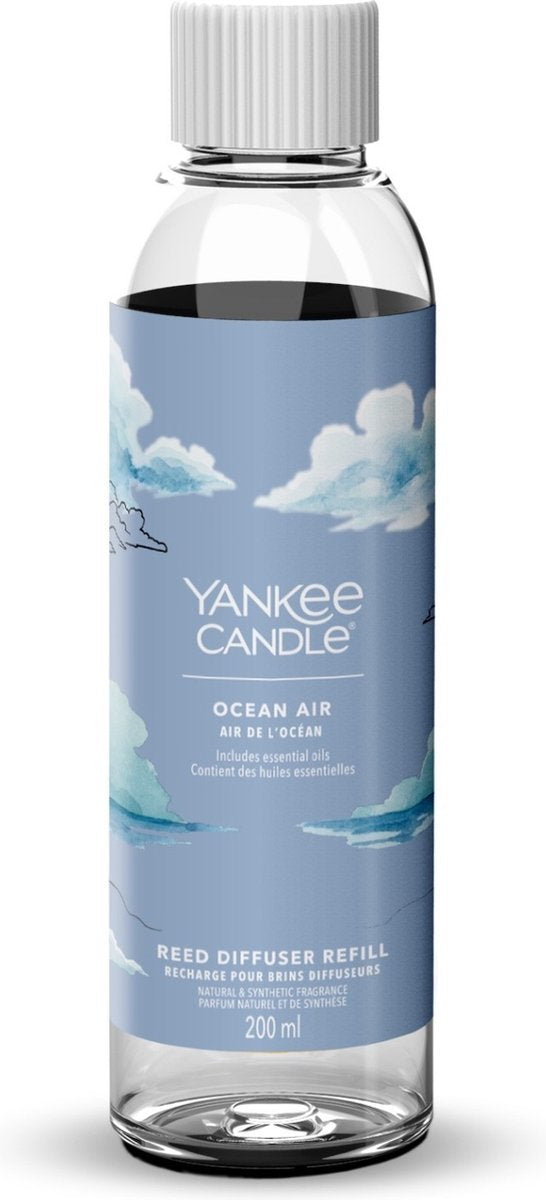 Yankee candle - ricarica per bastoncini profumati 200 ml - aria dell'oceano