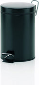Pattumiera a pedale Kela monaco - 3 l - nero -
