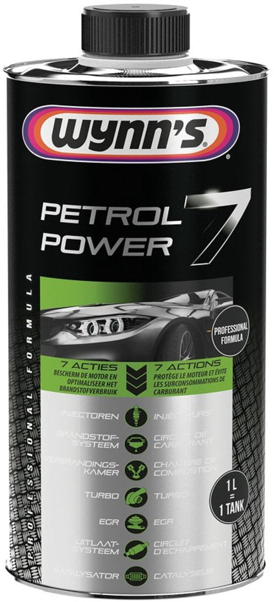 Wynn's Petrol Petrol Power 7 - additivo 7 in 1 con soluzione completa per motori a benzina