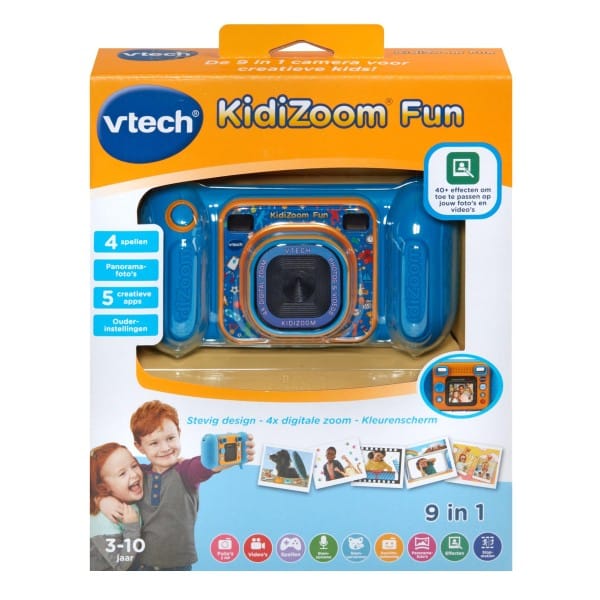 Vtech Kidizoom Fun Camera blu 9 in 1