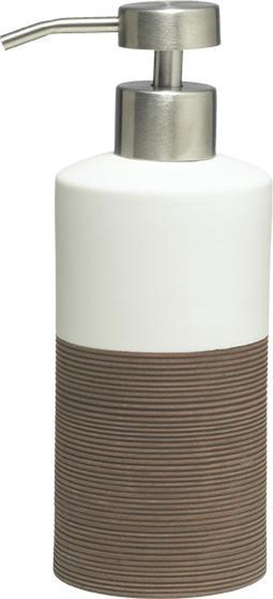 Dispenser sapone doppio Sealskin 325 ml da appoggio - marrone