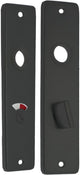 Protezione WC Starx - protezione corta con serratura WC (wc63 8) - alluminio - nero