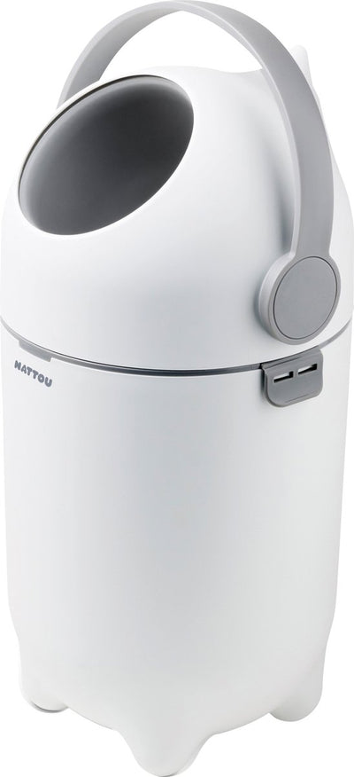 Secchio per pannolini Nattou dropy - 48,5 cm - bianco