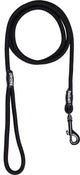 Correa para perro Rebel Petz - negra - s - 8 mm x 140 cm