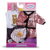 Conjunto glamuroso para bebé 43cm | 2 piezas